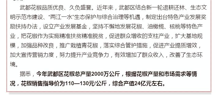 5.28億！一場盛會，武都花椒“火”了
