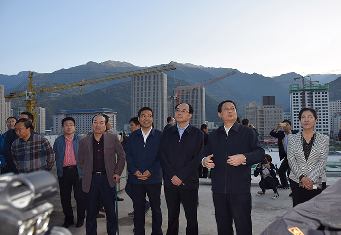 全國(guó)、省市政協(xié)委員體驗(yàn)蘭渝鐵路、視察階州廣場(chǎng)